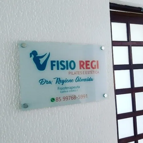 Placa de fachada de loja