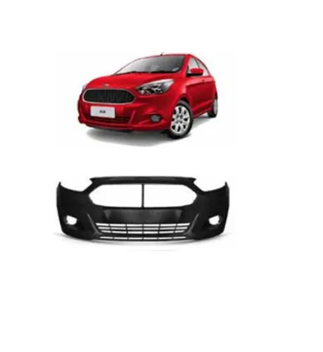 Para-Choque Dianteiro Ford Ka Preto Liso Para Pintura R2A Ano:2014/2018