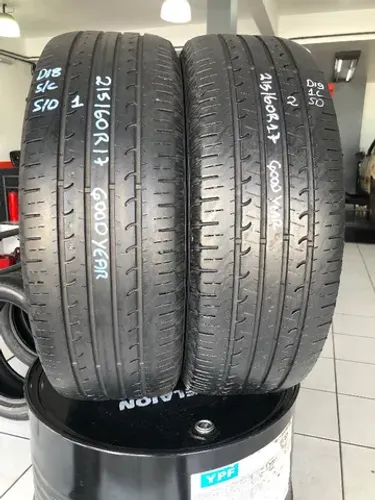 Kit 02 Pneus 215/60r17 Goodyear Efficientgrip Suv (usados) 1/2