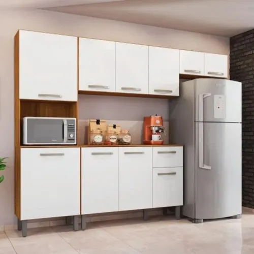 Armário Cozinha Modulado Fiorello 4 peças r76