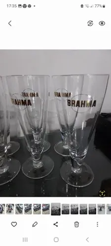 COPOS ANTIGOS DE CHOPP COLEÇÃO BRAHMA 