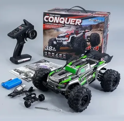  Carrinho de controle remoto 50 km de alta velocidade 4x4