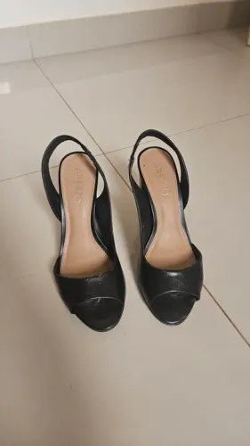 Sandália Arezzo Preta - Tamanho 38