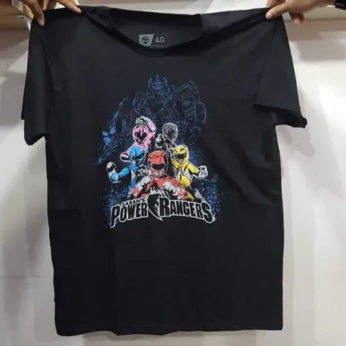 Camiseta / Camisa Power Rangers (Nerd ao Cubo)