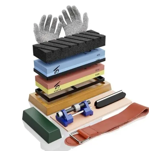 Pedra de afiação japonês top kit completo 