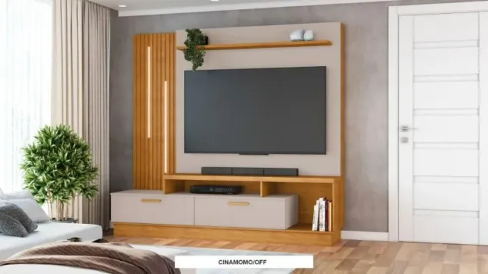 Estante Home p/TV até 65" Despertar JCM Cores Váriadas - Montagem Grátis