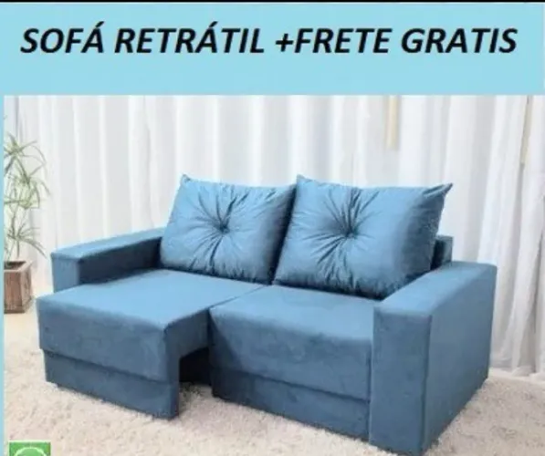 Grande Oferta Do Mês!!Sofa Retratil Com Frete Gratis Aproveite!!