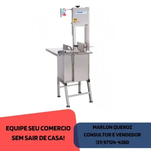 Serra Fita Beccaro Inox com Suporte