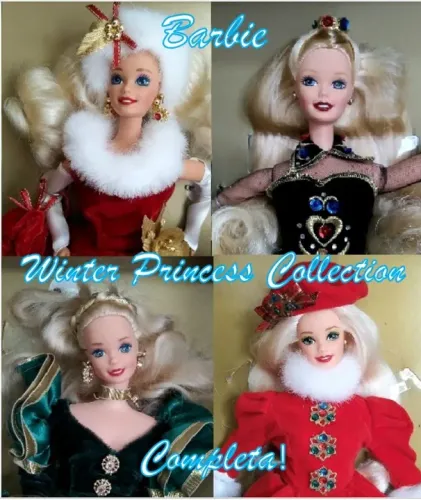 Barbie The Winter Princess Collection - Anos 90 - Completa!