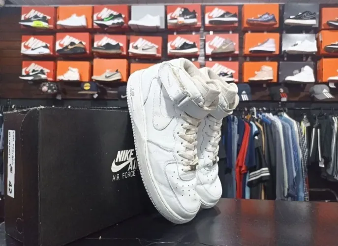 Tênis Nike Air Force One '07 MID Tam 42 Cód 3878 Usado/Original 
