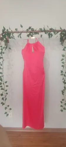 Vestido cetim Rosa - Tamanho M - Semi-novo