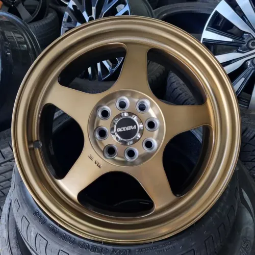 Jogo de rodas novas aro 15 4x100/4x108 esportivas Rodera Evo