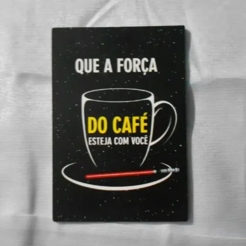 Plaquinha decorativa Star Wars trocadilhos frases quadrinho decoração