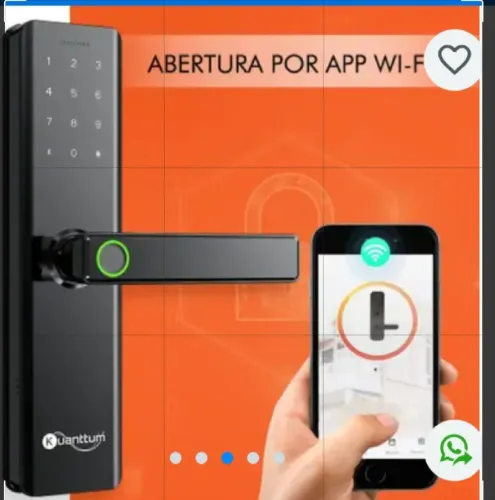 Fechadura Digital Inteligente | Abertura por App Wi-Fi