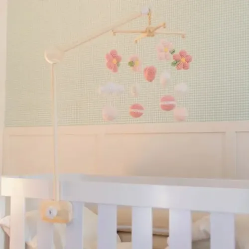 Mobile Flores, Nuvens e Bolinha, Amigurumi