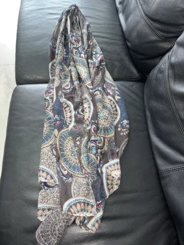 Lenço azul - Mãos do Mundo