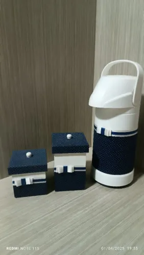 Kit Higiene Bebê - Infantil Poá Decoração Quarto Banheira