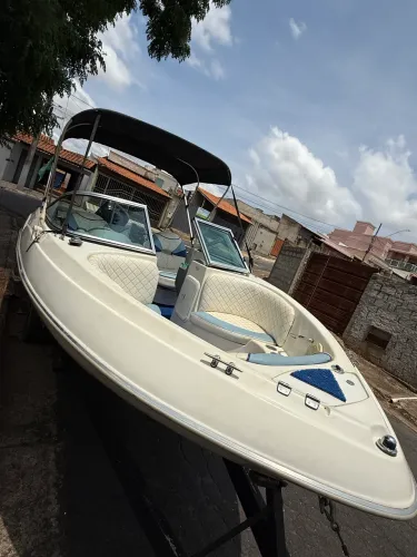 Lancha Mestra 18 pés 2012 Completa Motor Mercury 90HP