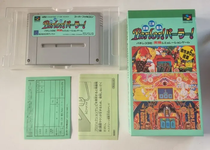 Jogo Parlor Pachinko Super Famicom SF original Nintendo