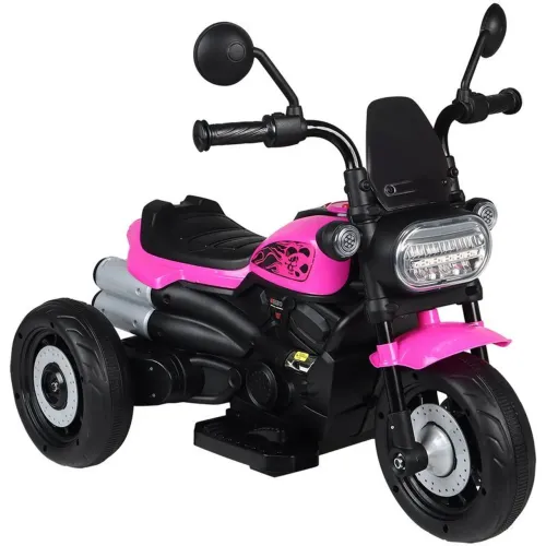 Moto Elétrica Infantil Freeway King 3 Rodas 6V rosa Bel
