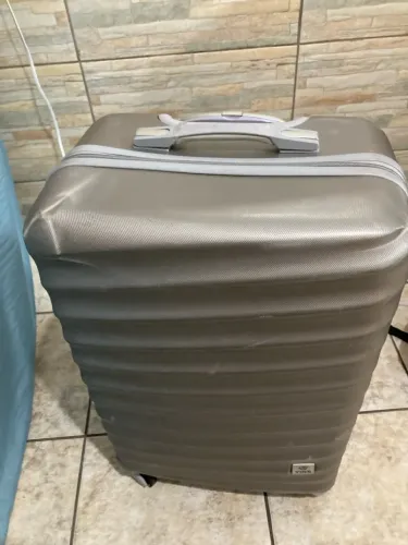 Mala de viagem - M cinza