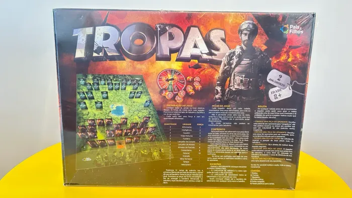 JOGO DE TABULEIRO TROPAS - Pais & Filhos (Novo, Lacrado) | Estratégia de Guerra. 
