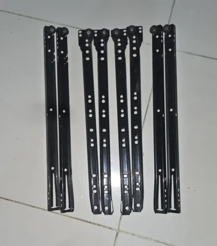 Corrediças Telescópicas para Gavetas - Kit com 8 peças