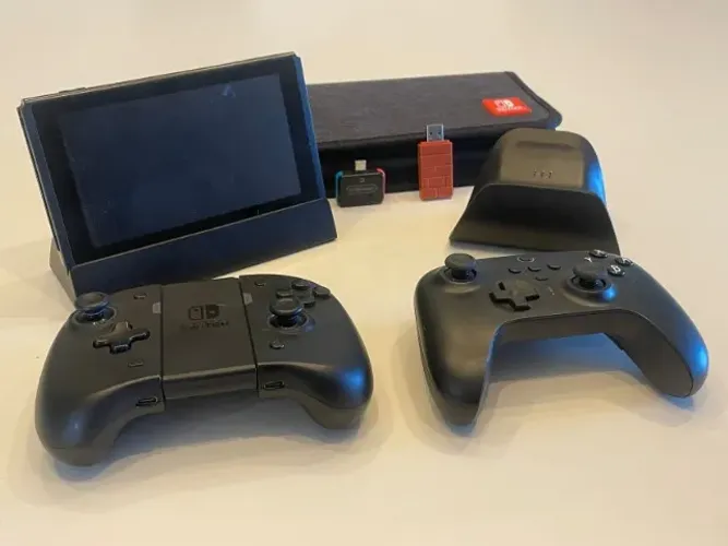 Nintendo Switch - 60 Jogos - 2 Controle Pro