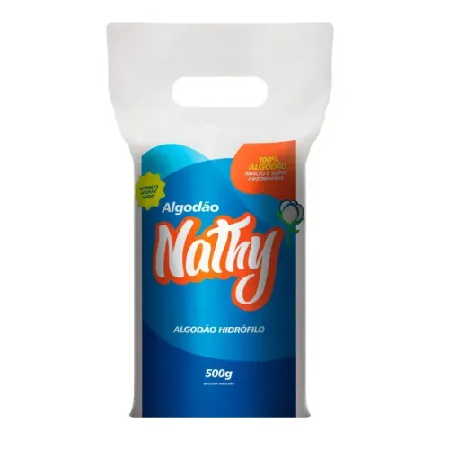 Algodão Hidrófilo Rolo 500g - Nathy