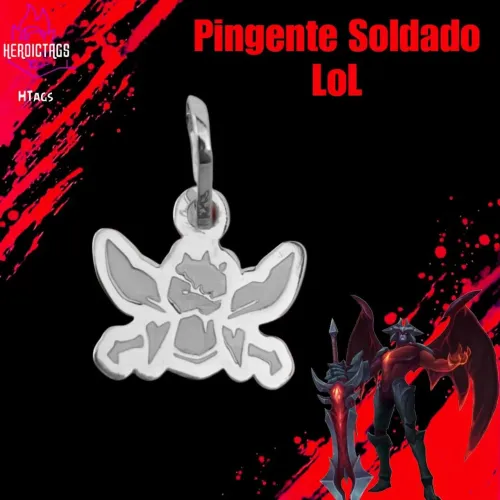 Pingente Classe Soldado - League Of Legends 