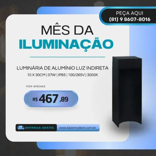 Luminaria de luz indireta E27 IP 65 3000K 4000K 6500K