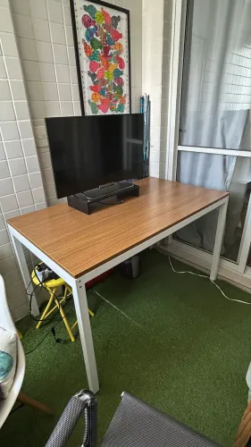 Mesa jantar ou escritório 130x75cm Tok&Stok