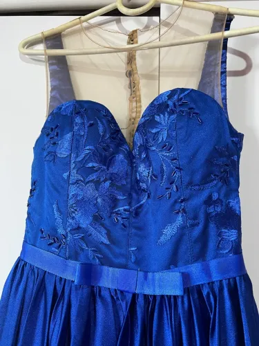 Vestido de madrinha/ formatura Azul Royal - Inspirado Bárbara Mello