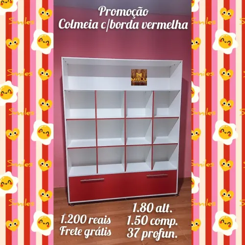 Colmeia com borda vermelha