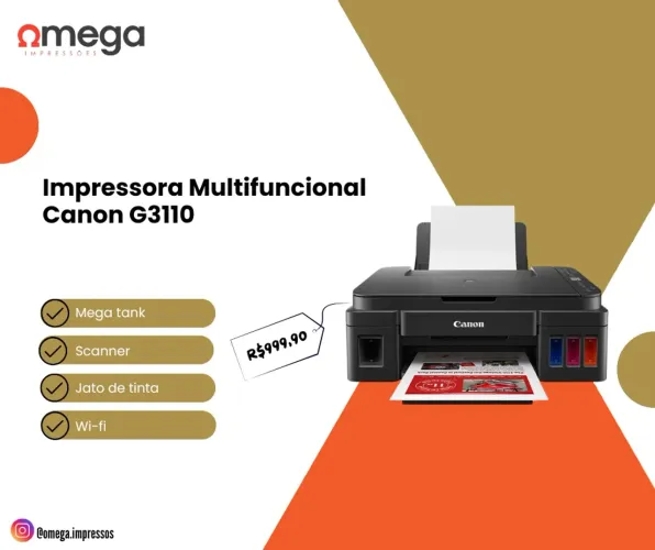 Impressora Cânon Megatank G3110