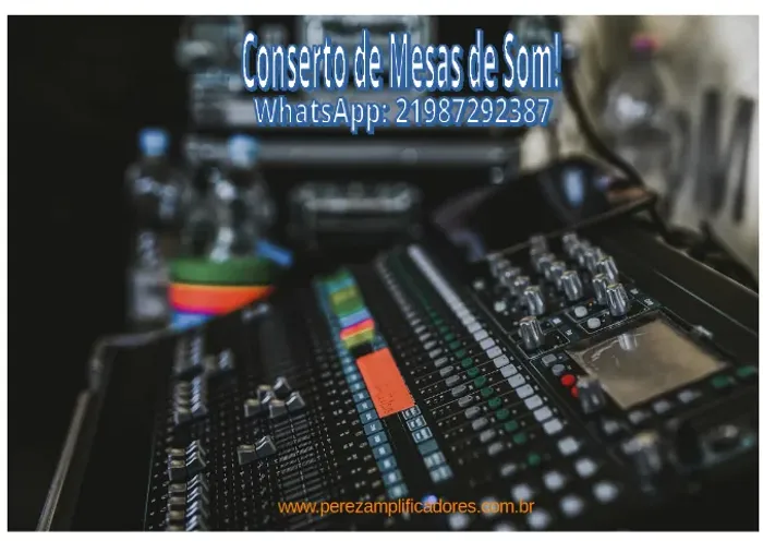 Conserto de Mesas de Som