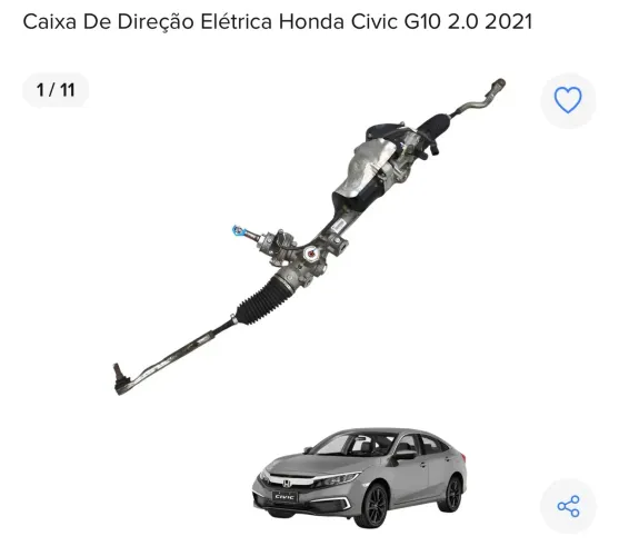 Caixa de Direção Elétrica Honda Civic G10