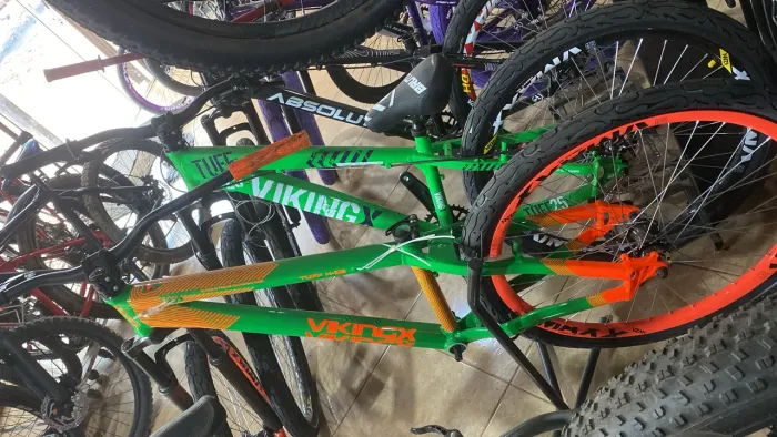 MTB ARO 26 VIKINGX TUFF 25 AS QUERIDINHA DO GRAU NO PRECINHO 