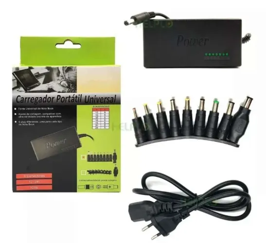 Fonte Carregador Portátil Universal para Notebooks