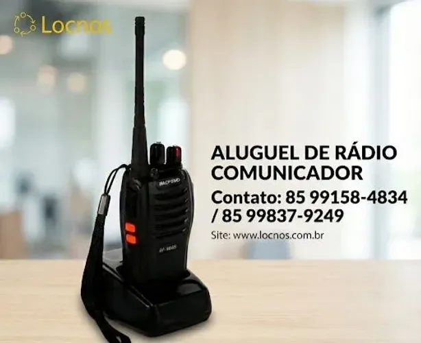 Aluguel de radio comunicador walk talk