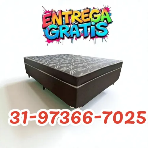 CAMA BOX CASAL NOVAS // ENTREGA GRÁTIS //
