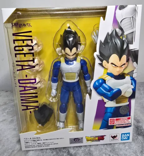 Shfiguarts Dragonball Daima Vegeta adulto Bandai original lacrado