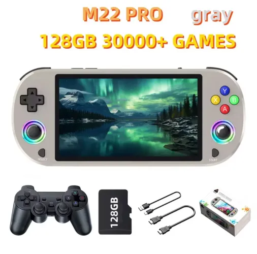 Console Portátil M22 PRO 128GB 30000+ Jogos