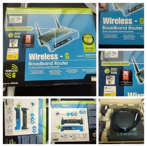 Roteador Banda Larga Wireless-G 54Mbps 2,4Ghz Linksys WRT54G