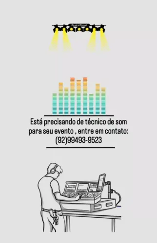 Serviço de técnico de som para eventos 