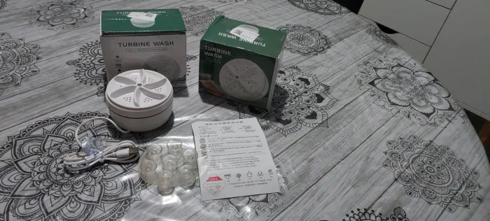 Mini Lavadora Portátil para Roupas - Turbine Wash