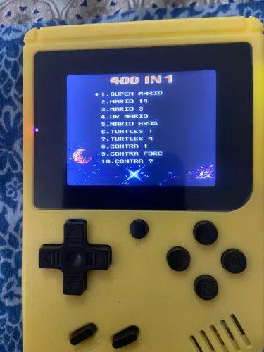 Mini Video Game retrátil retrô