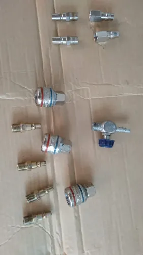 Kit para rede ar - 4 espigão - 3 engate rápido - 4 pinos de engate macho 