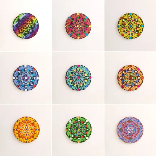 Mini Mandalas da Prosperidade