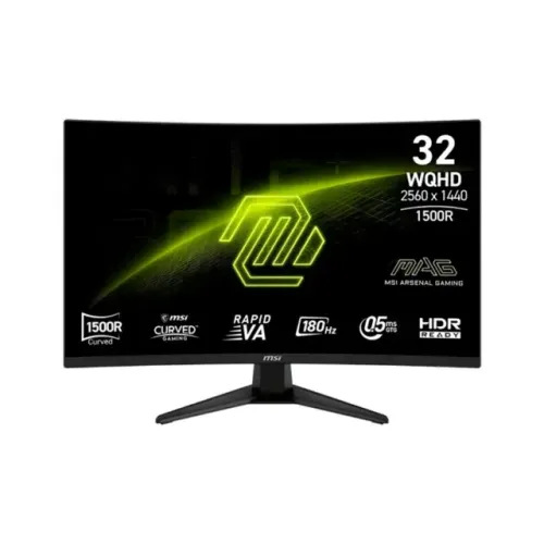 Monitor Gamer Curvo 31.5" Msi 180hz, 0.5ms, QHD